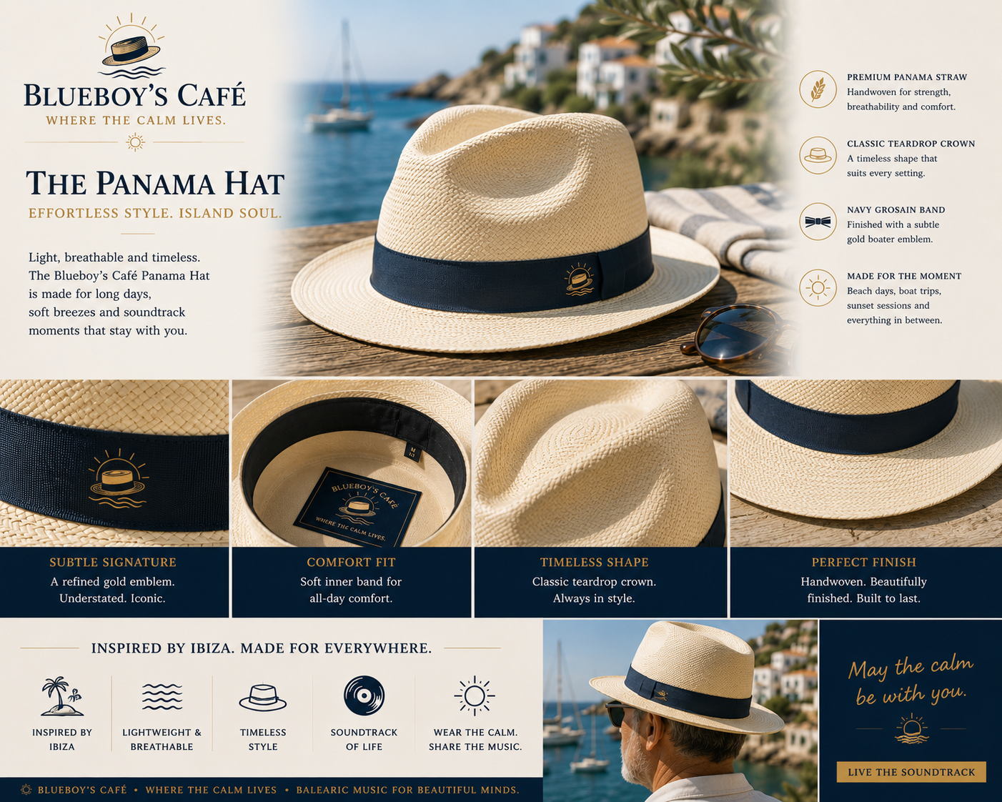 Blueboy’s Café Panama hat